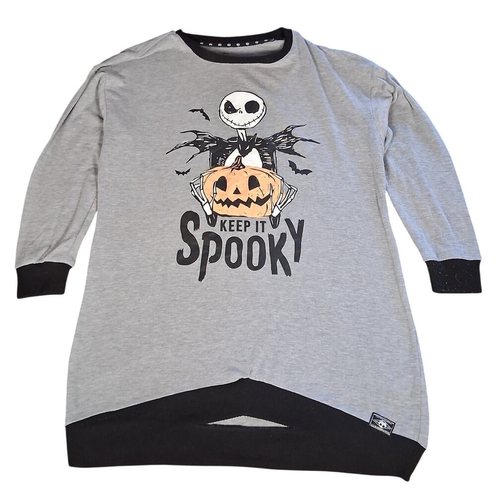 Size XL Tim Burton's The Nightmare Before Christmas Shirt Jack Skellington Women